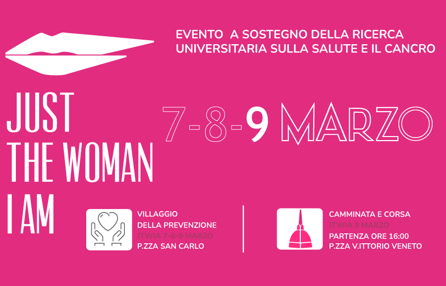 logo Just The Woman I am - corsa camminata - Torino